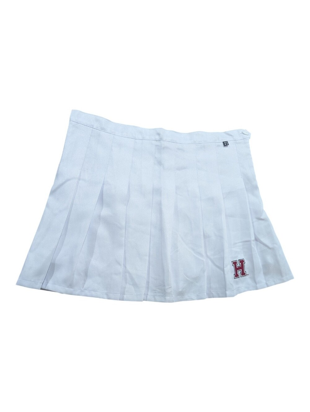 Hype And Vice Women's Harvard Tennis Skort White Mini Embroidered Size XL *NWOT
